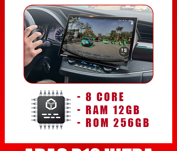 man hinh android oto ADAS P12 Ultra Bisonic