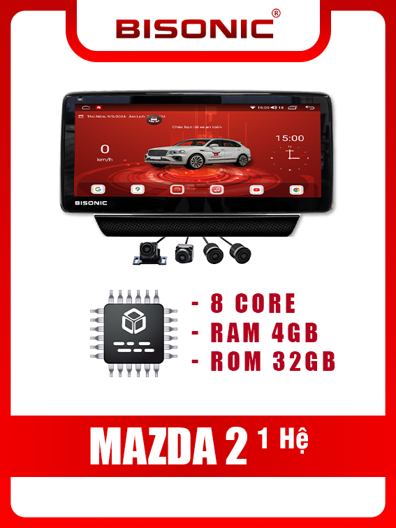 Man hinh android oto mazda 2 bisonic