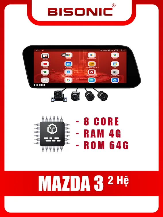 Man hinh android Mazda 3 2 he Bisonic