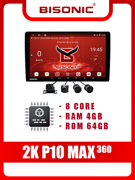 màn hình Bisonic 2K P10 Max 360