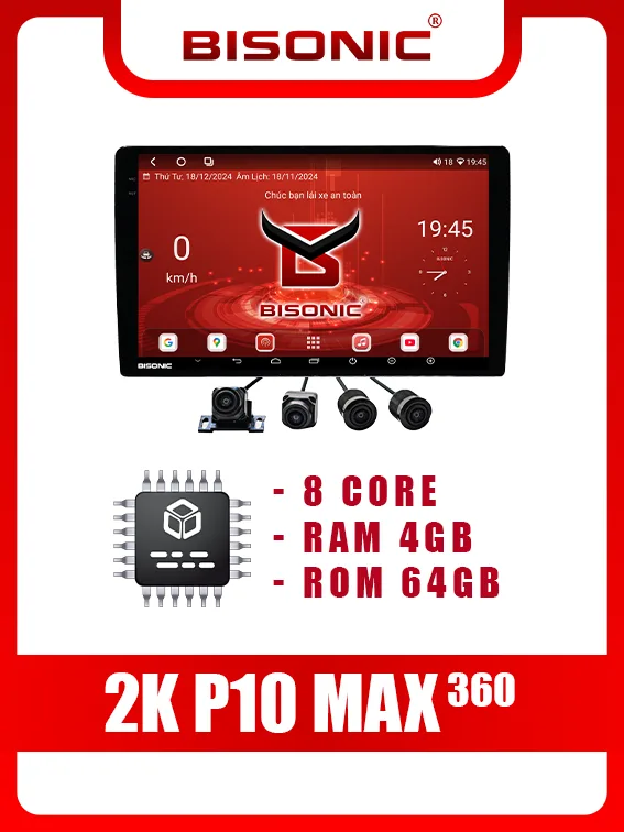 màn hình Bisonic 2K P10 Max 360