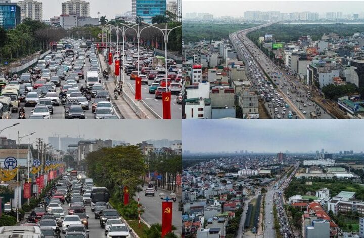 Áp lực giao thông hướng về Hà Nội: Cao tốc mở làn ngược chiều giải toả ùn tắc