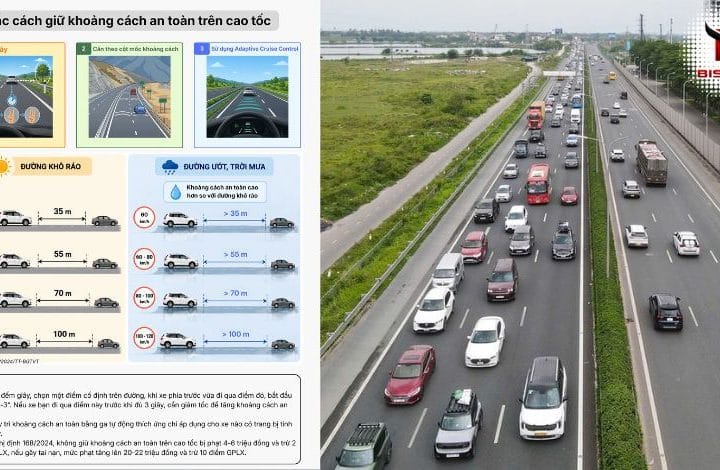 Các Cách Giữ Khoảng Cách An Toàn Trên Cao Tốc Đúng Luật Mới Nhất